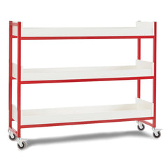 Lunchbox Trolley 30Long White/Red