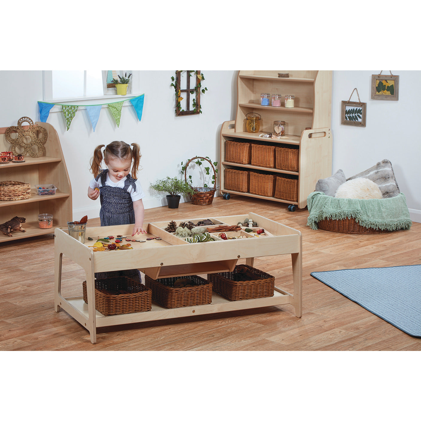 Play Table 1160X650X465 W Clear Tubs