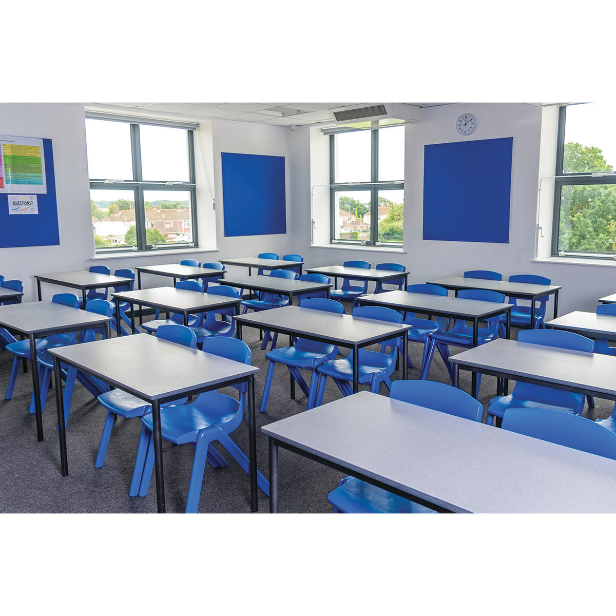 Weld Frm Table 1100X550X460 Blue