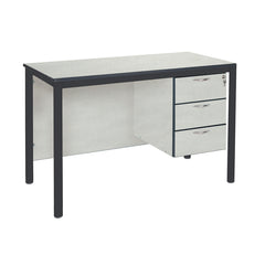 Rt45 2 Draw Desk 1200X600X760 White