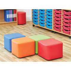 Acorn Hexagon Foam Seat Scarlet
