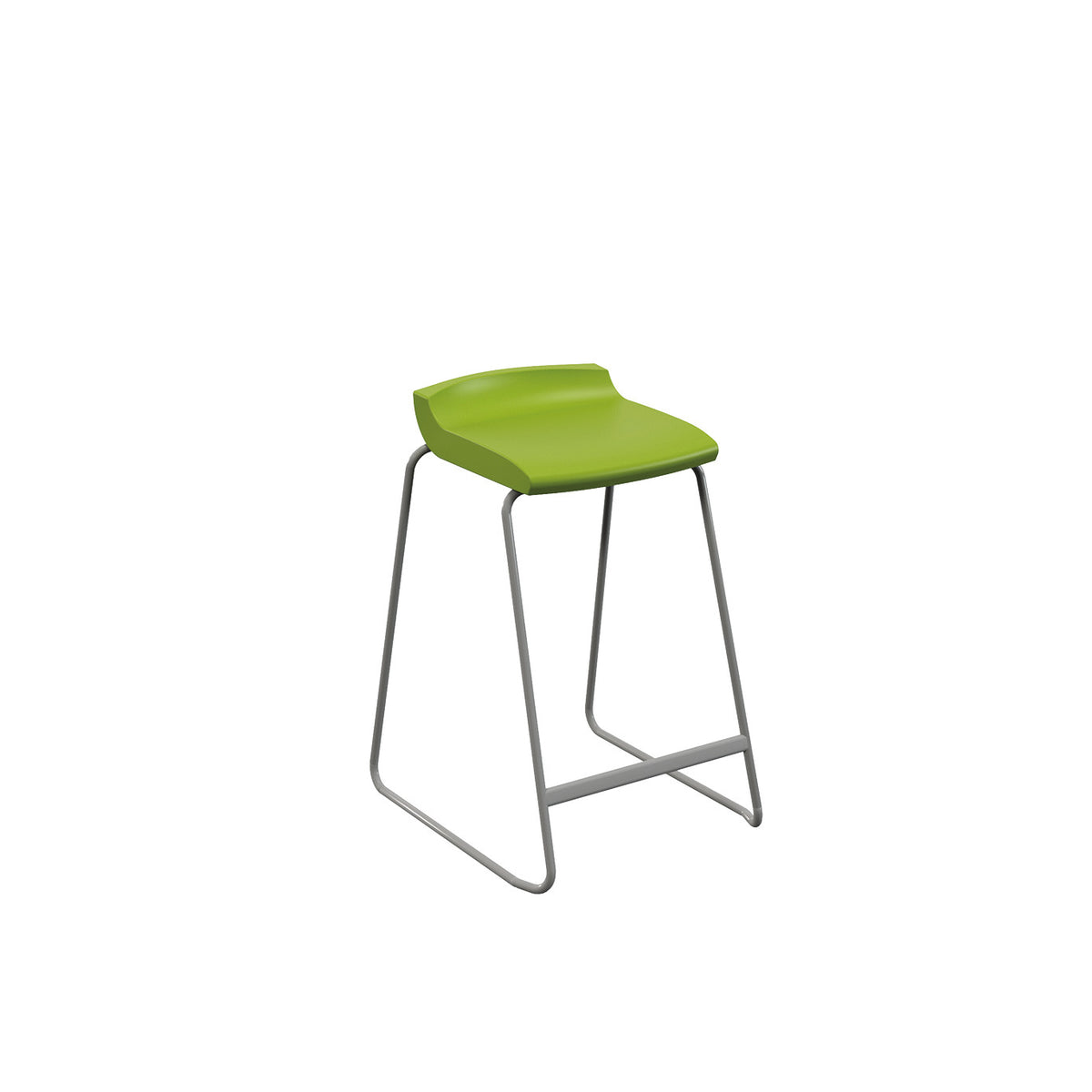 Postura Stool Lime Zest 610Mm