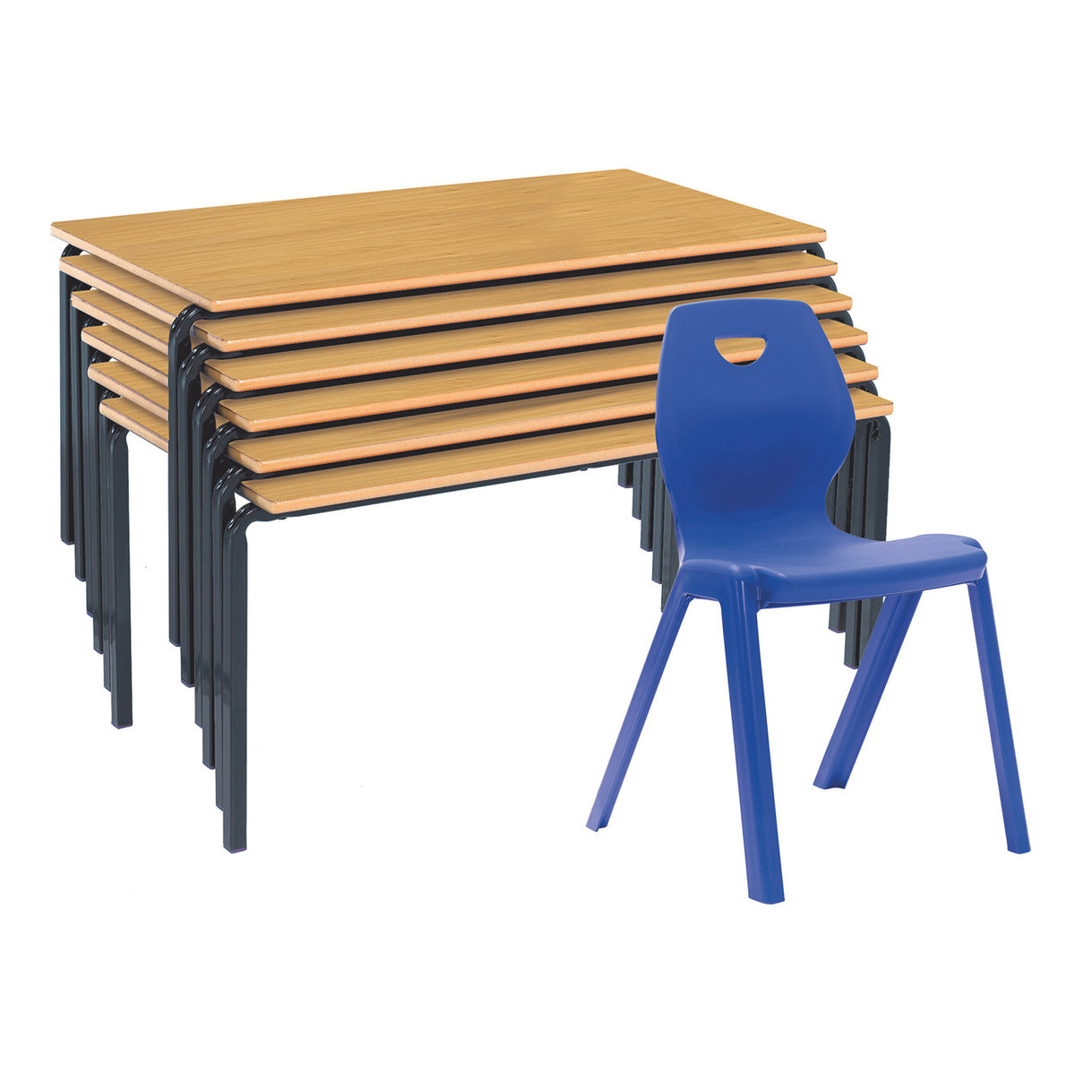 Smartbuy Class Pack Stacking Crushbent Tables and One Piece Chairs Sizemark 5
