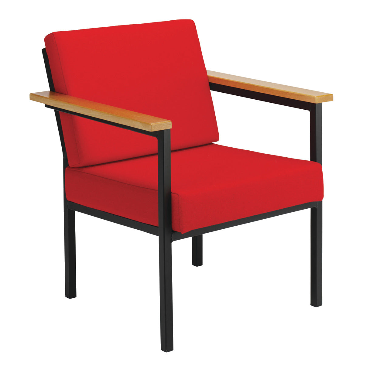 S/Buy Recep Sq Blk Fr +Arms Madura Y