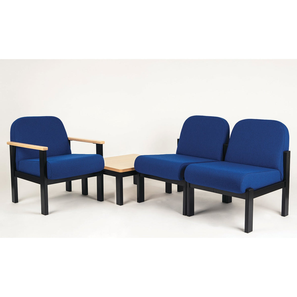 Upright Upholst Seat+Back No Arms