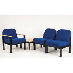 Upright Upholst Seat+Back No Arms