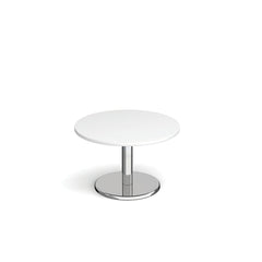 800Mm Diam Circ Coffee Table White