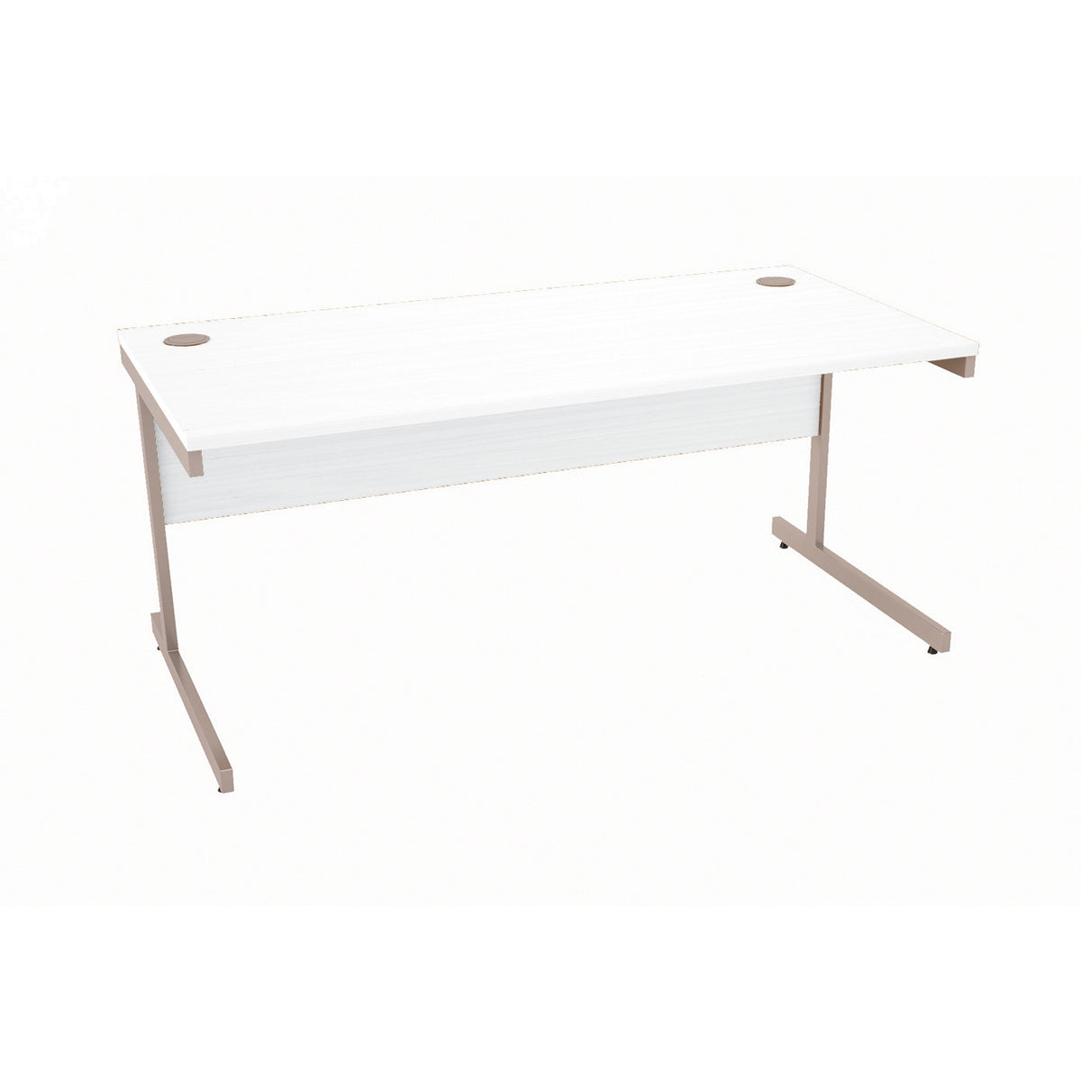 Slim Rect Desks 1200W Light Grey