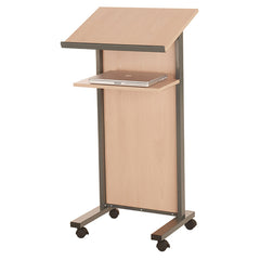 Lectern W/Panel 620X543X1236 Maple