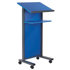 Lectern W/Panel 620X543X1236 Blue