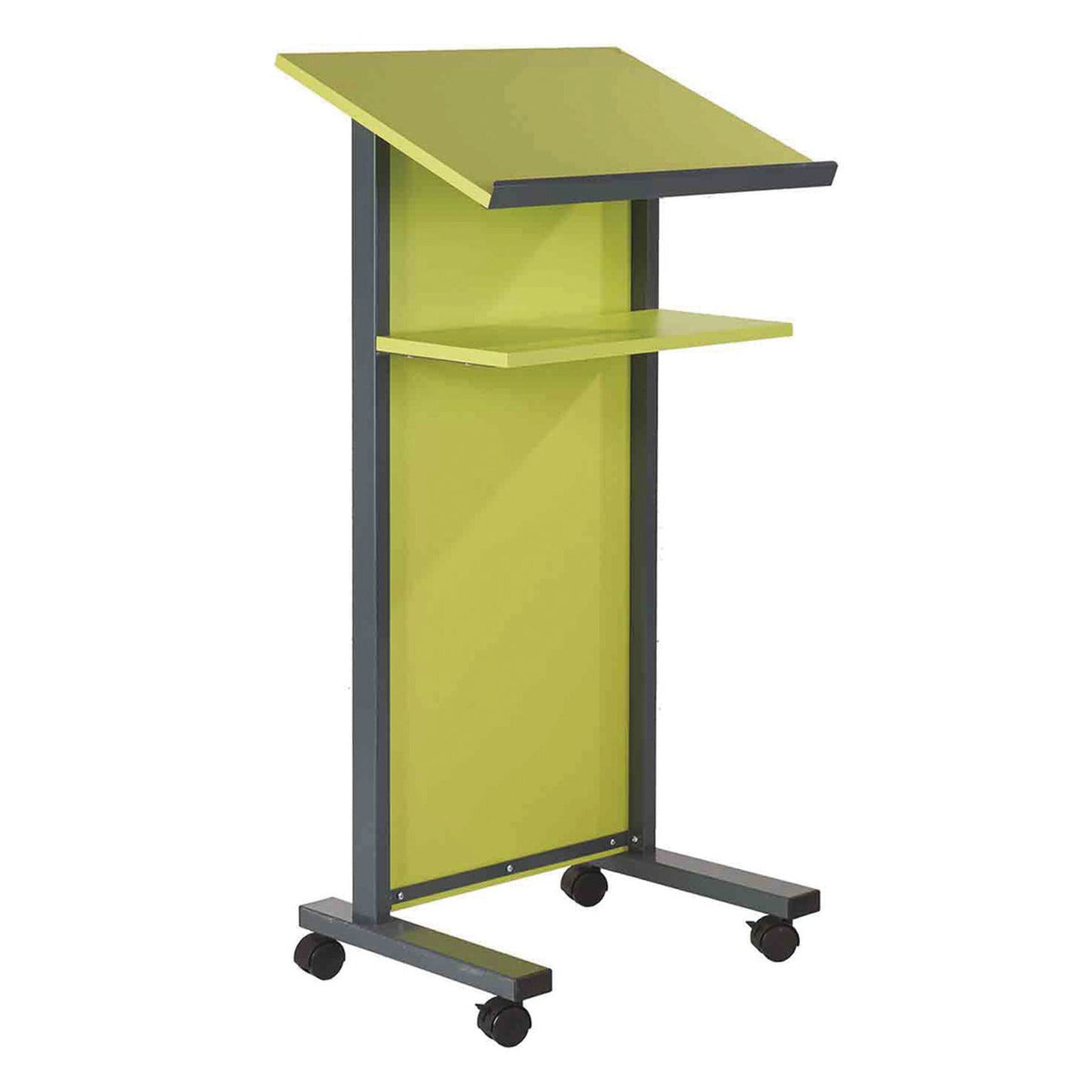Lectern W/Panel 620X543X1236 Lime