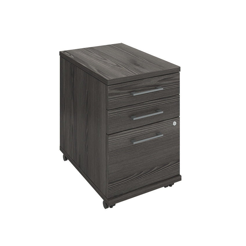 Mobile Under Desk Drawer Unit - Anthracite - 400W x 575D x 594H mm