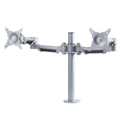 Double Monitor Arm Black