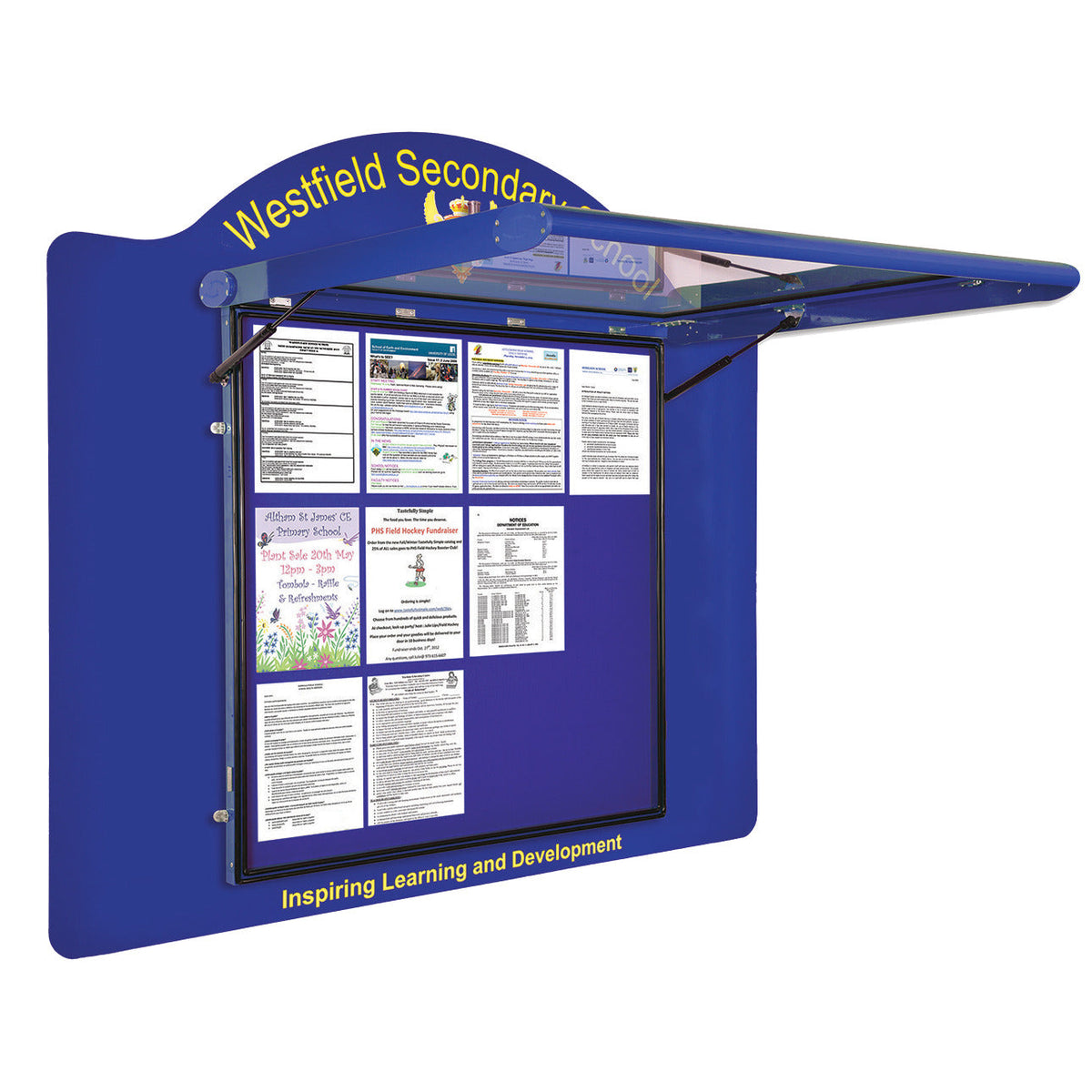School Signage 1423 X 1031Mm Blue