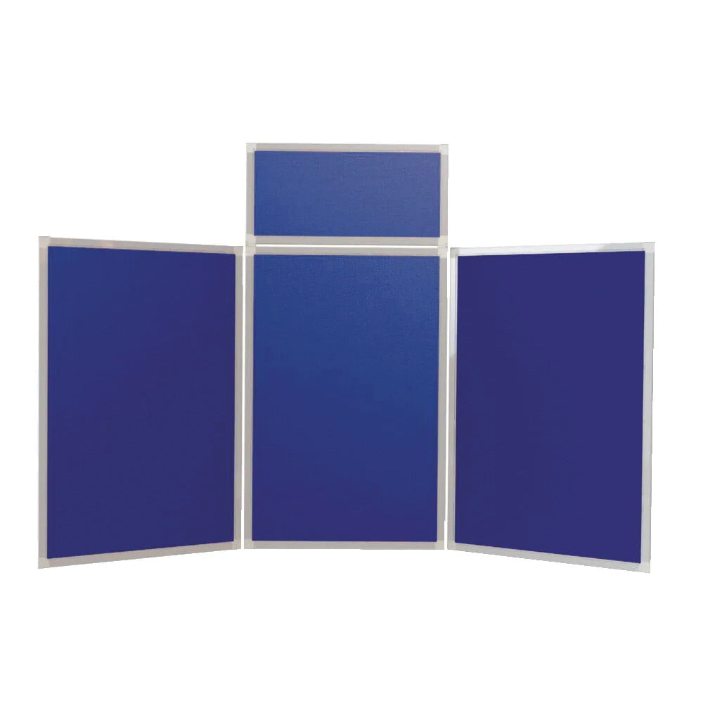 T/Screens 4 Panel Landscape Blue