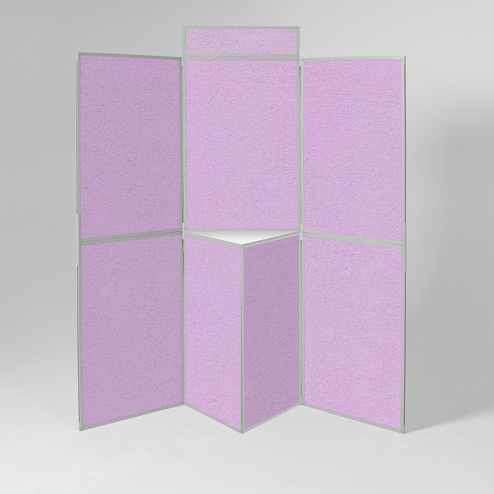 L/Fold.Display Kit 7 Panel Lilac