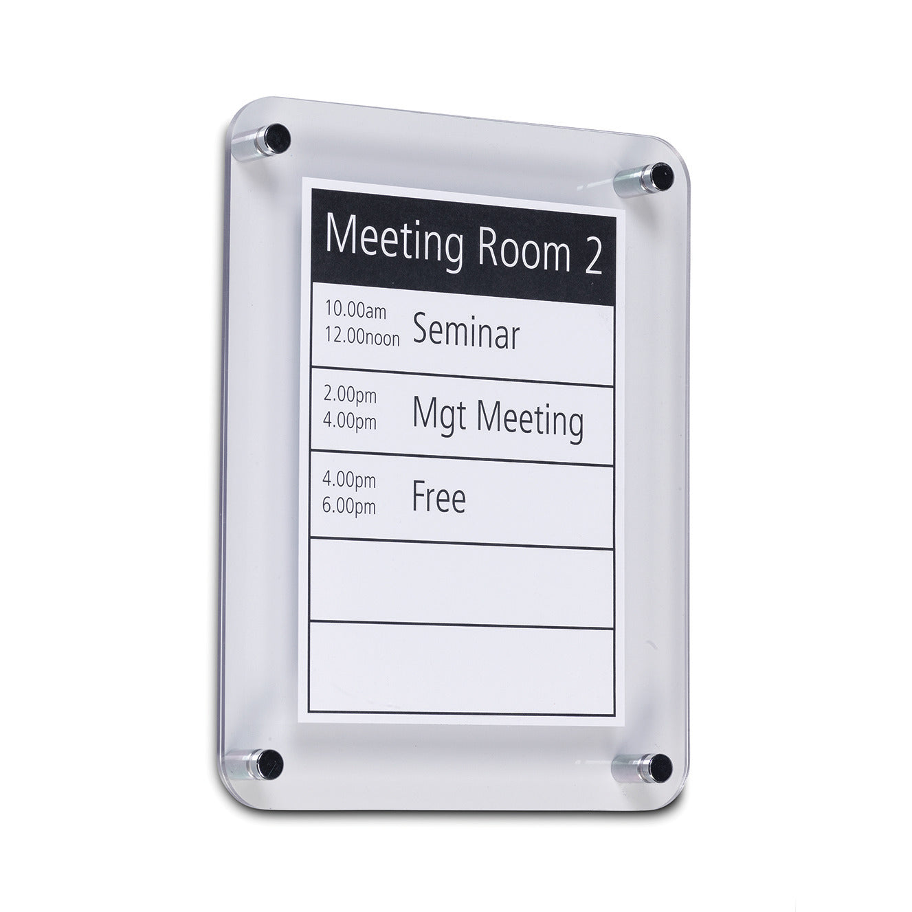 Crystal Wall Notice Frame A5