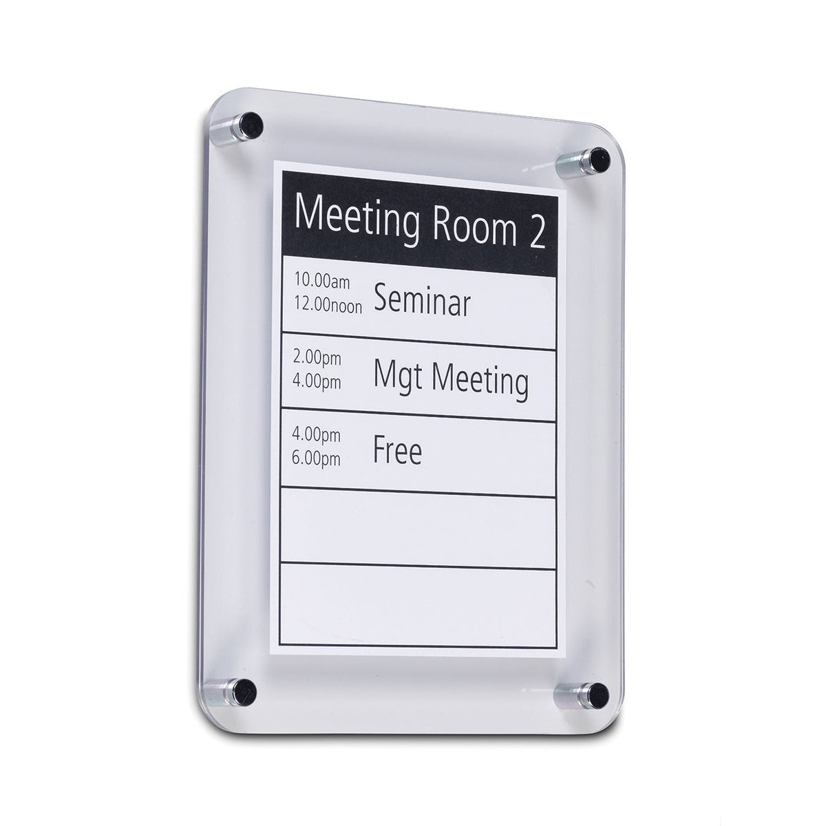 Crystal Wall Notice Frame A4