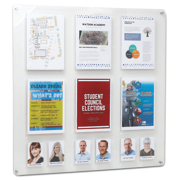 Crystal Wall Frame 12 Pockets