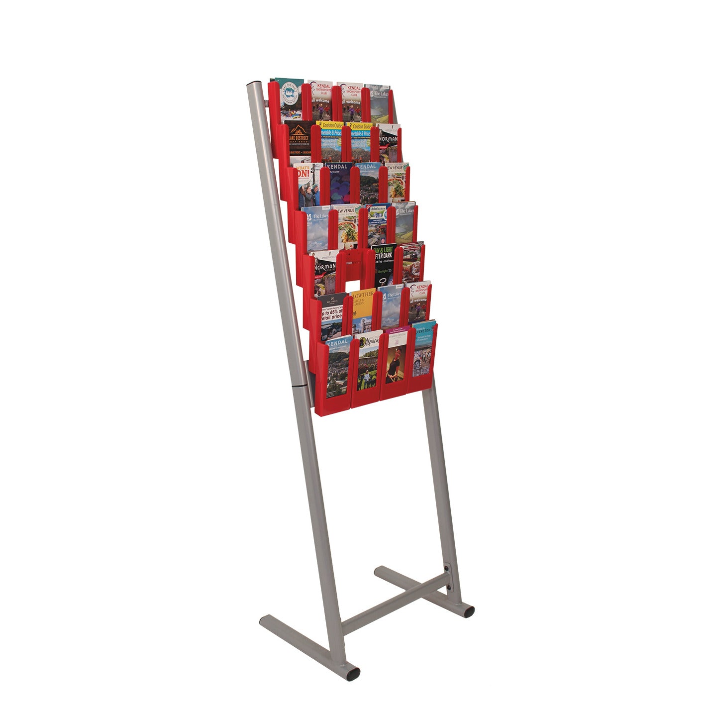 Leaflet Stand 1/3 A4 28 Pockets Blue