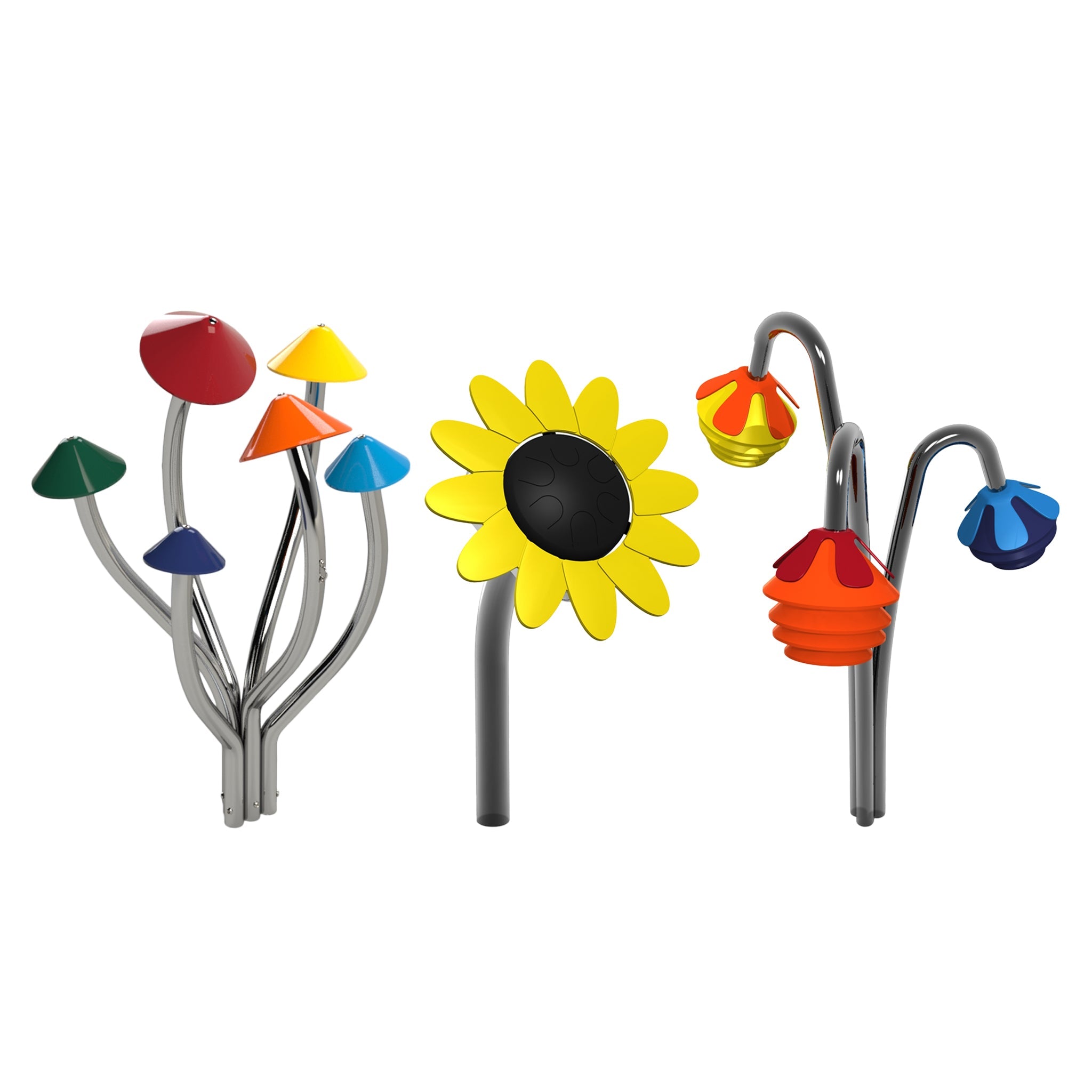 Percussion Play inspired by nature ensemble – Surface mounted