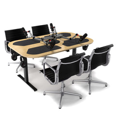 AKA Design ProCast C4 sit-stand studio desk – Oak