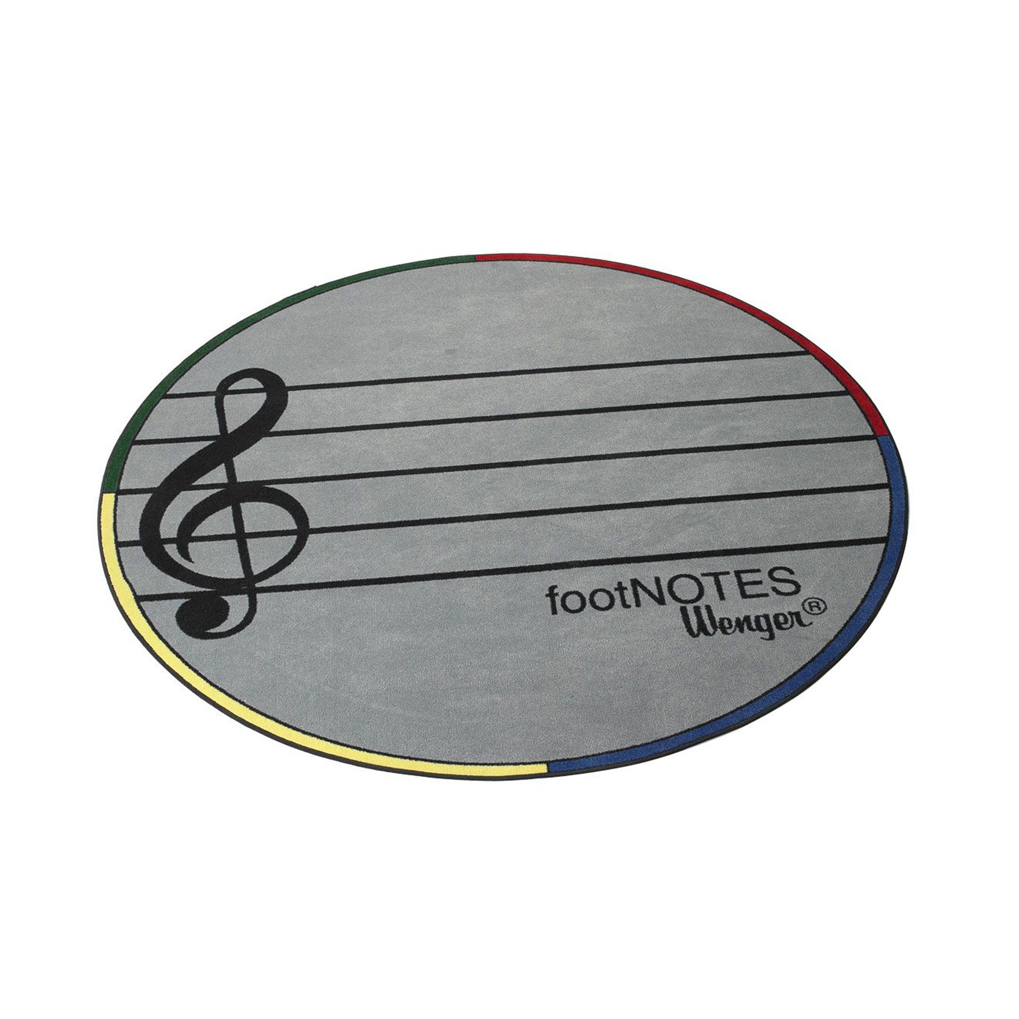 Wenger footNOTES classroom rug – 13ft 2in oval