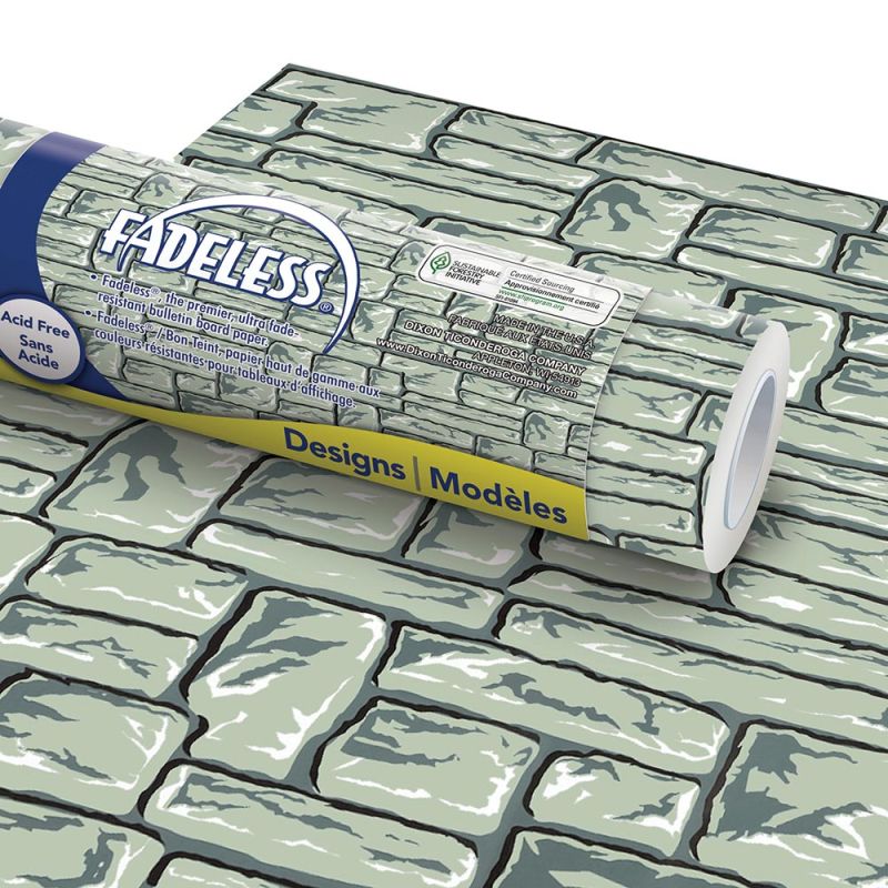 PAC FADELESS DISPLAY PAPER ROLL 1218MMX15M FLAGSTONE 1PC -Min Qty 4
