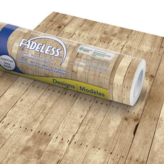 PAC FADELESS DISPLAY PAPER ROLL 1218MMX15M WEATHERED WOOD 1PC -Min Qty 4