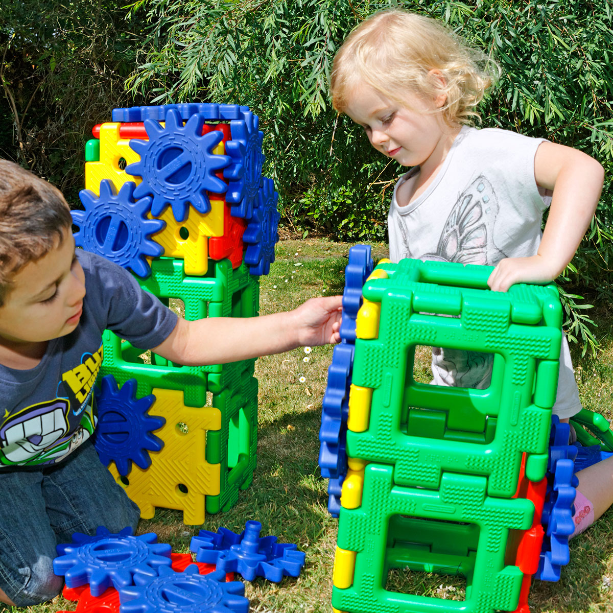 Giant Polydron Gears Set