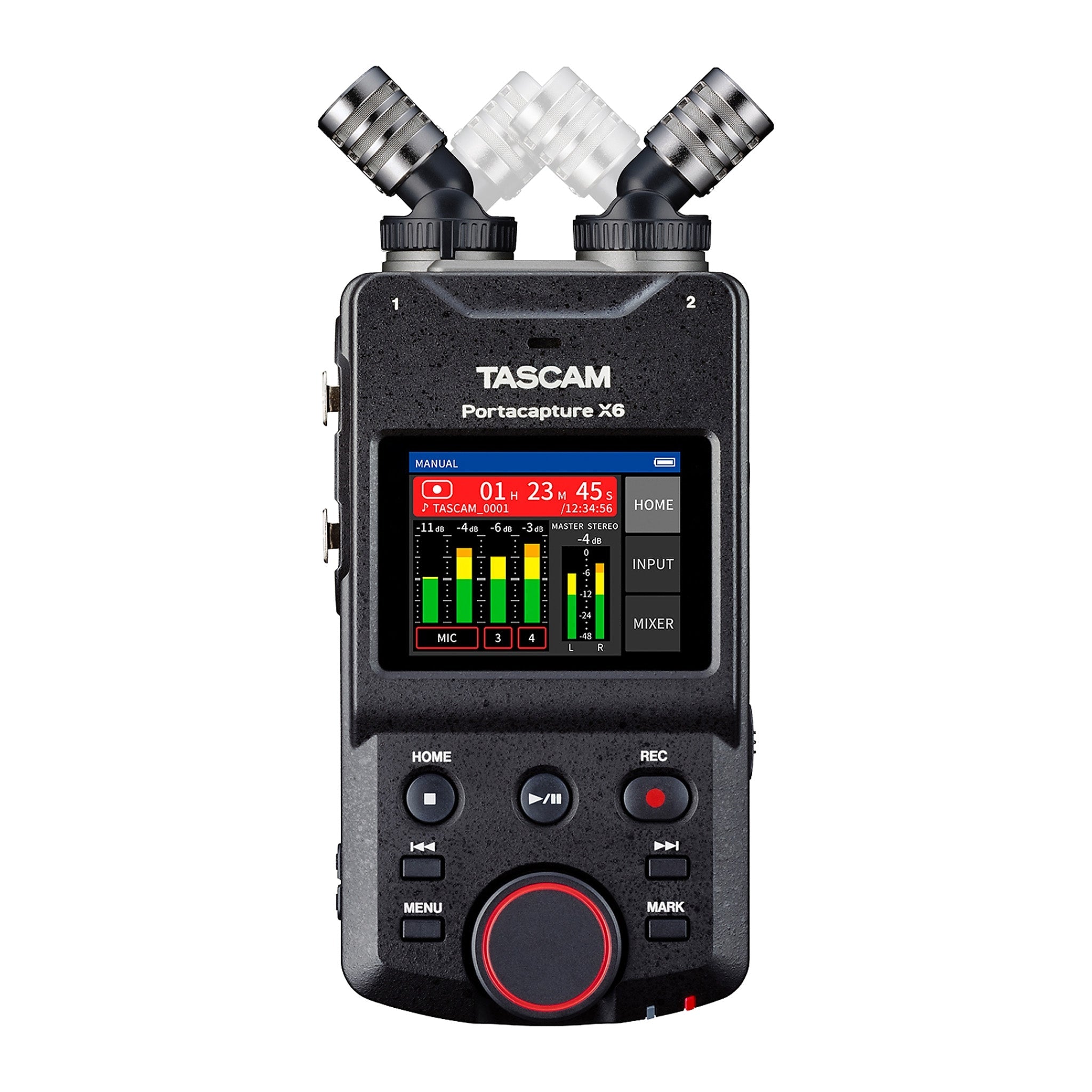 Tascam Portacapture X6 high-resolution multi-track handheld recorder