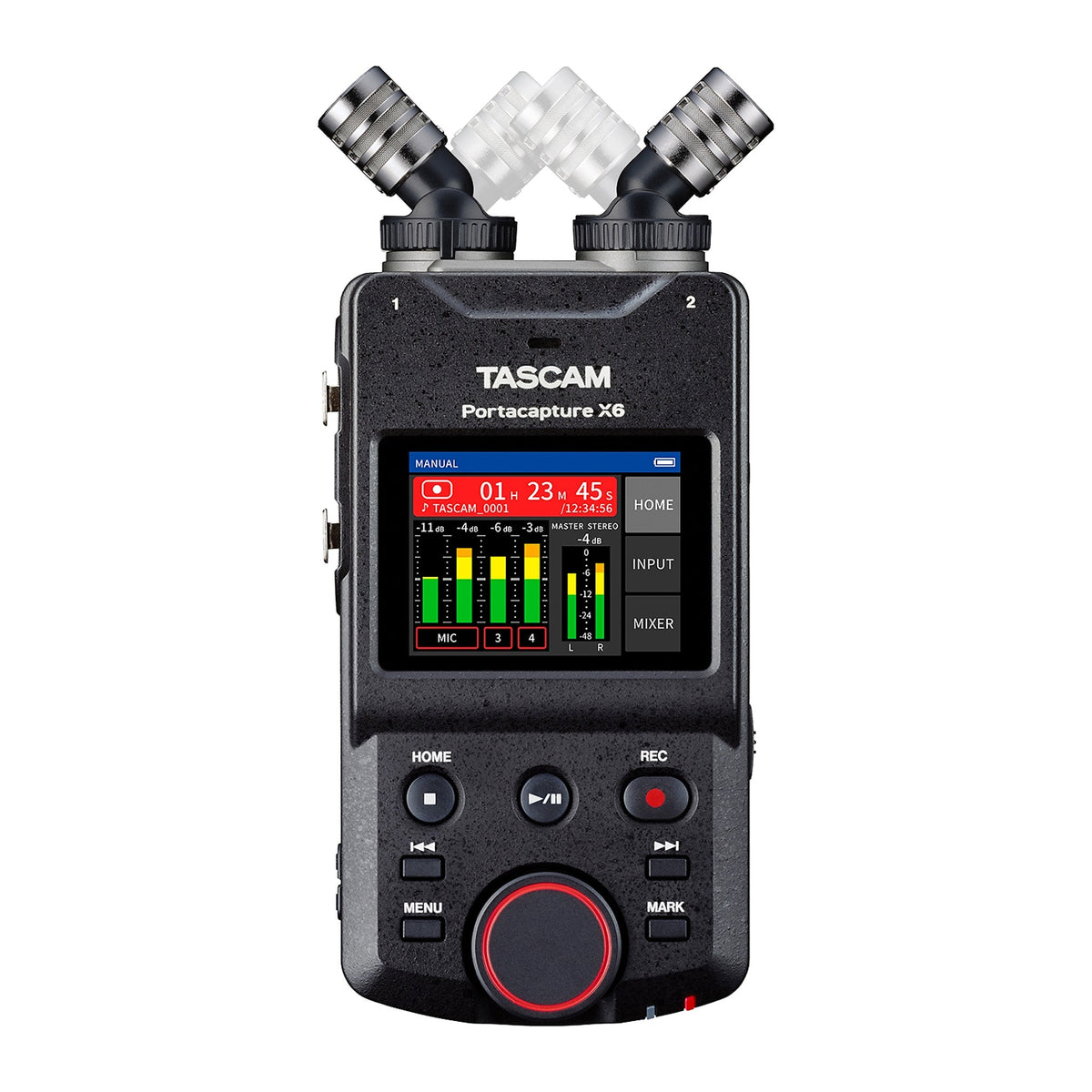 Tascam Portacapture X6 high-resolution multi-track handheld recorder