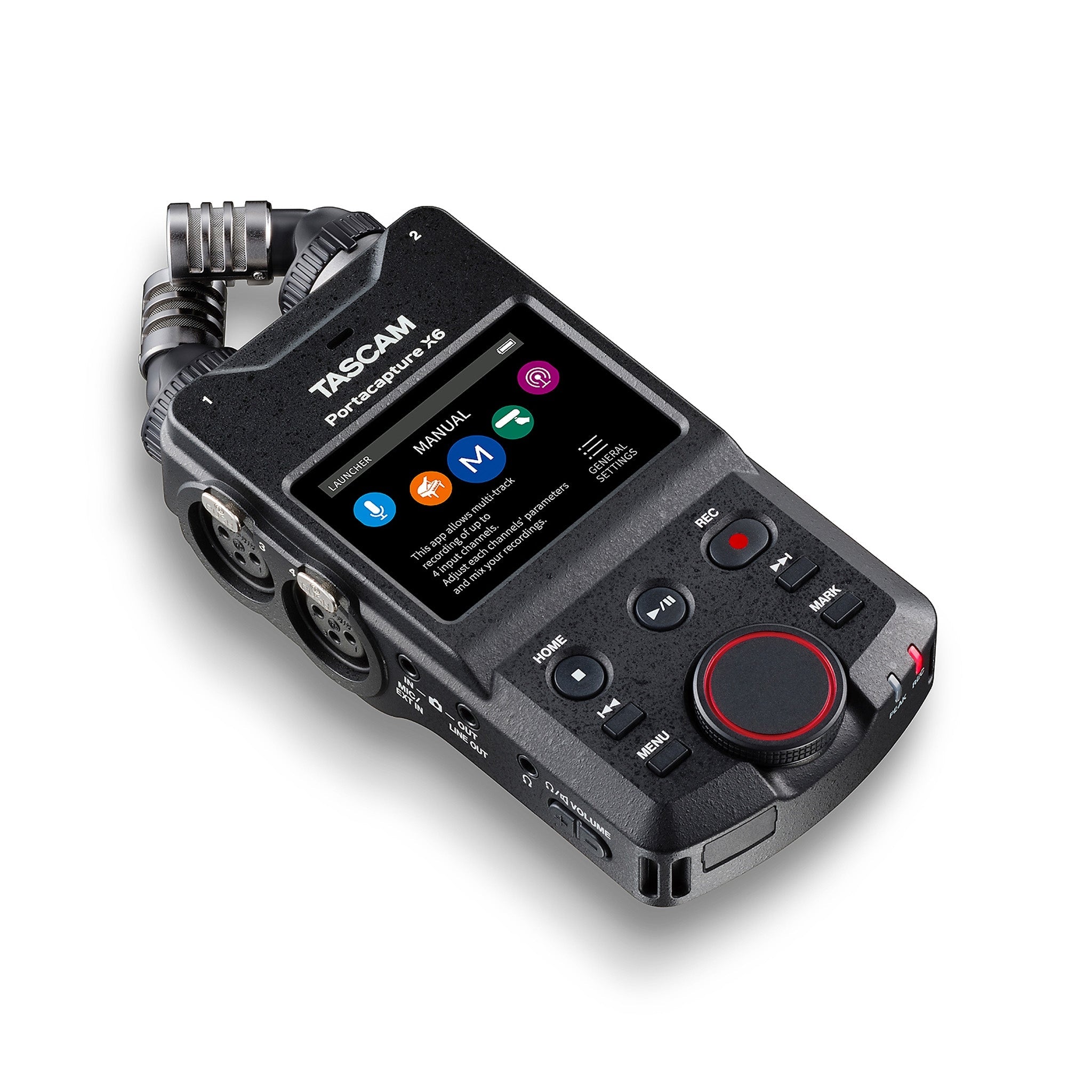 Tascam Portacapture X6 high-resolution multi-track handheld recorder