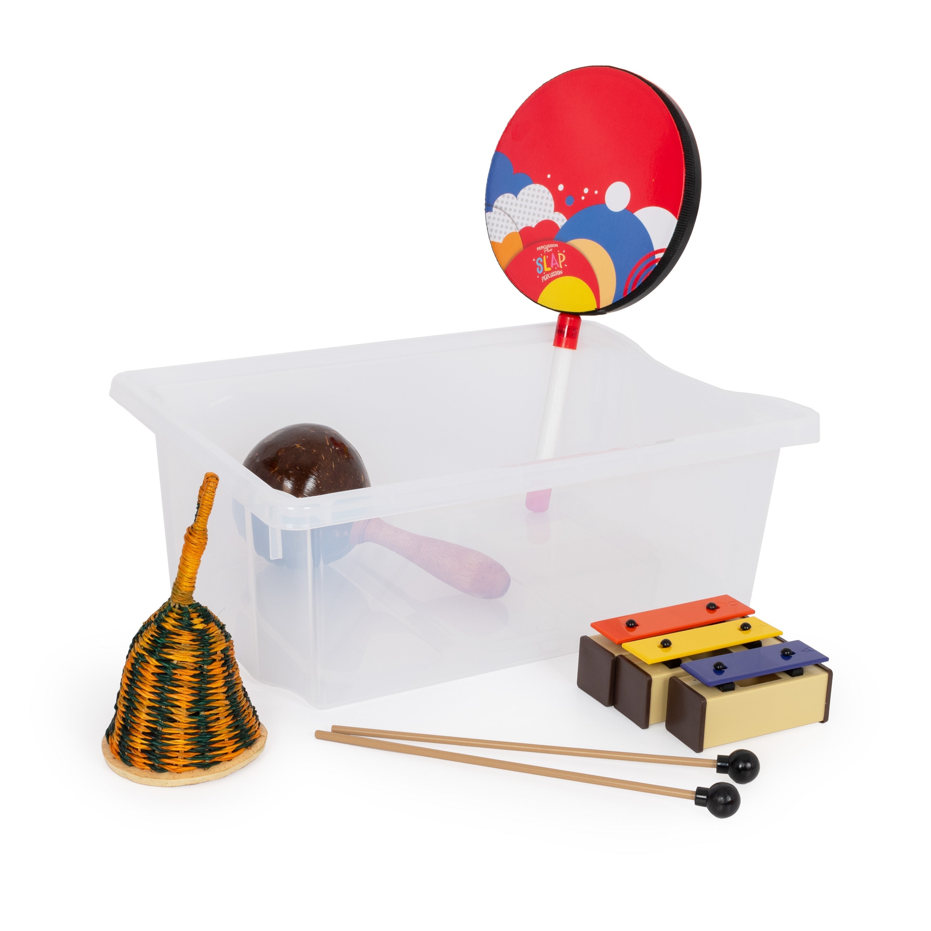 Monarch 5x 20L extra strong storage box and lid set - Clear