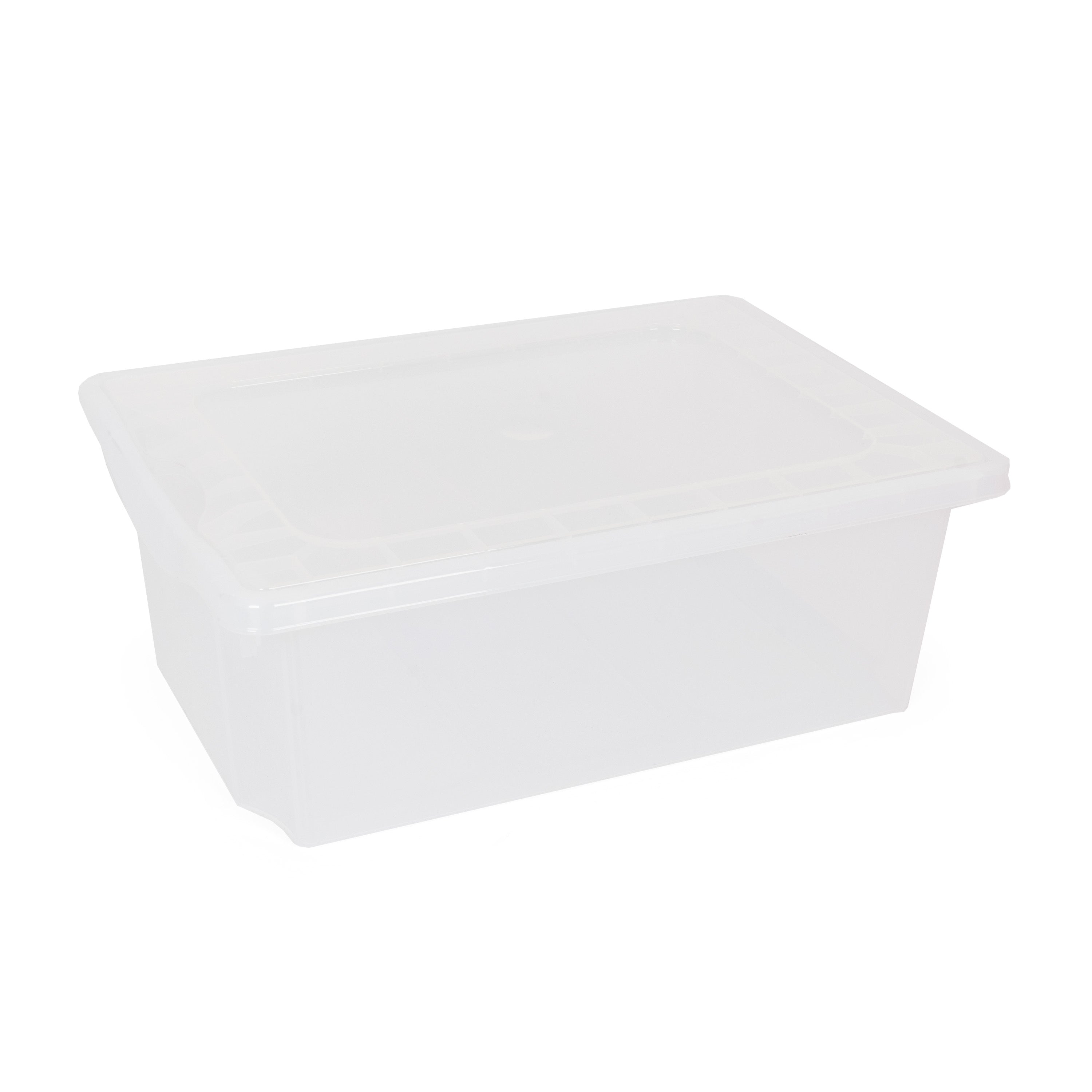 Monarch 20L extra strong storage tray - Clear