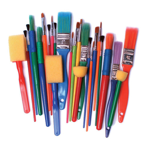 Assorted Brushes & Dabbers Pk 25