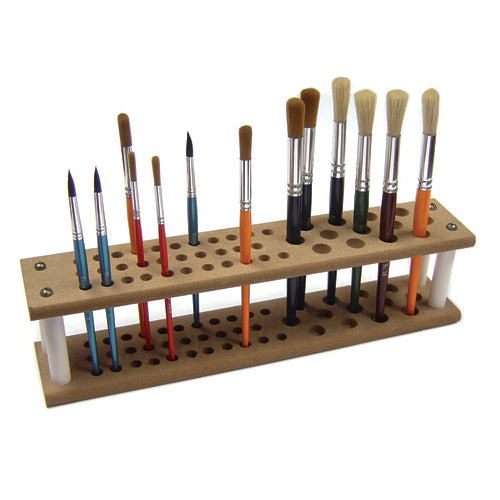 Wooden Brush Holder
