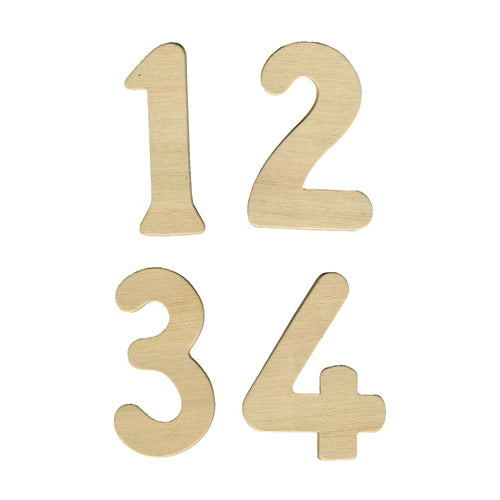 Wooden Numbers Set 10
