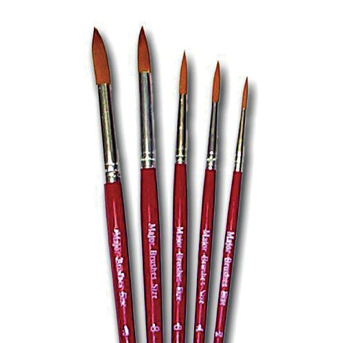 Red Synth Sable Size 14 Pk 10