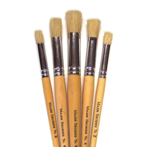 Stencil Brush Size 6 Pack 10