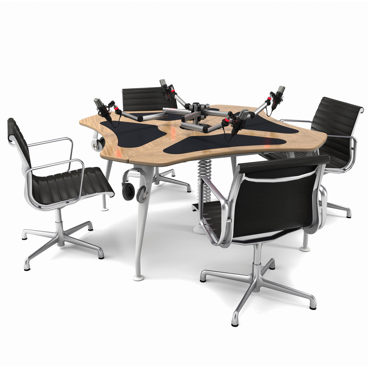 AKA Design ProVoice V4 podcasting studio desk – Oak