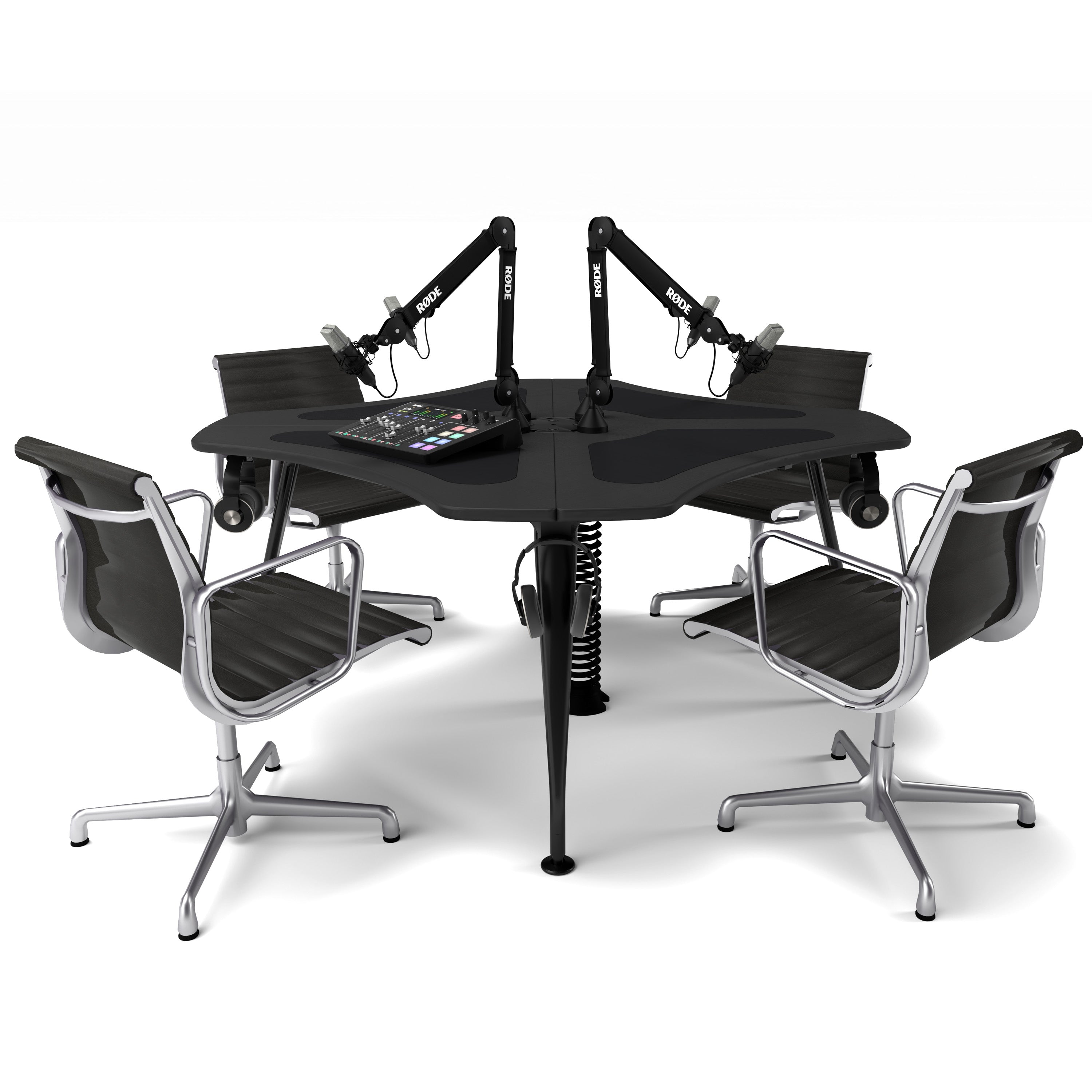 AKA Design ProVoice V4 podcasting studio desk – Black