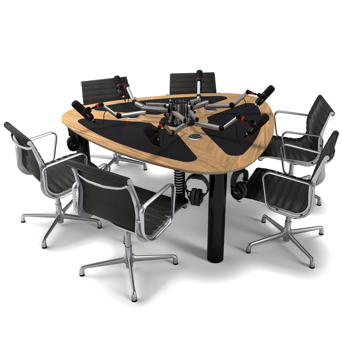 AKA Design ProVoice V6 podcasting studio desk – Oak