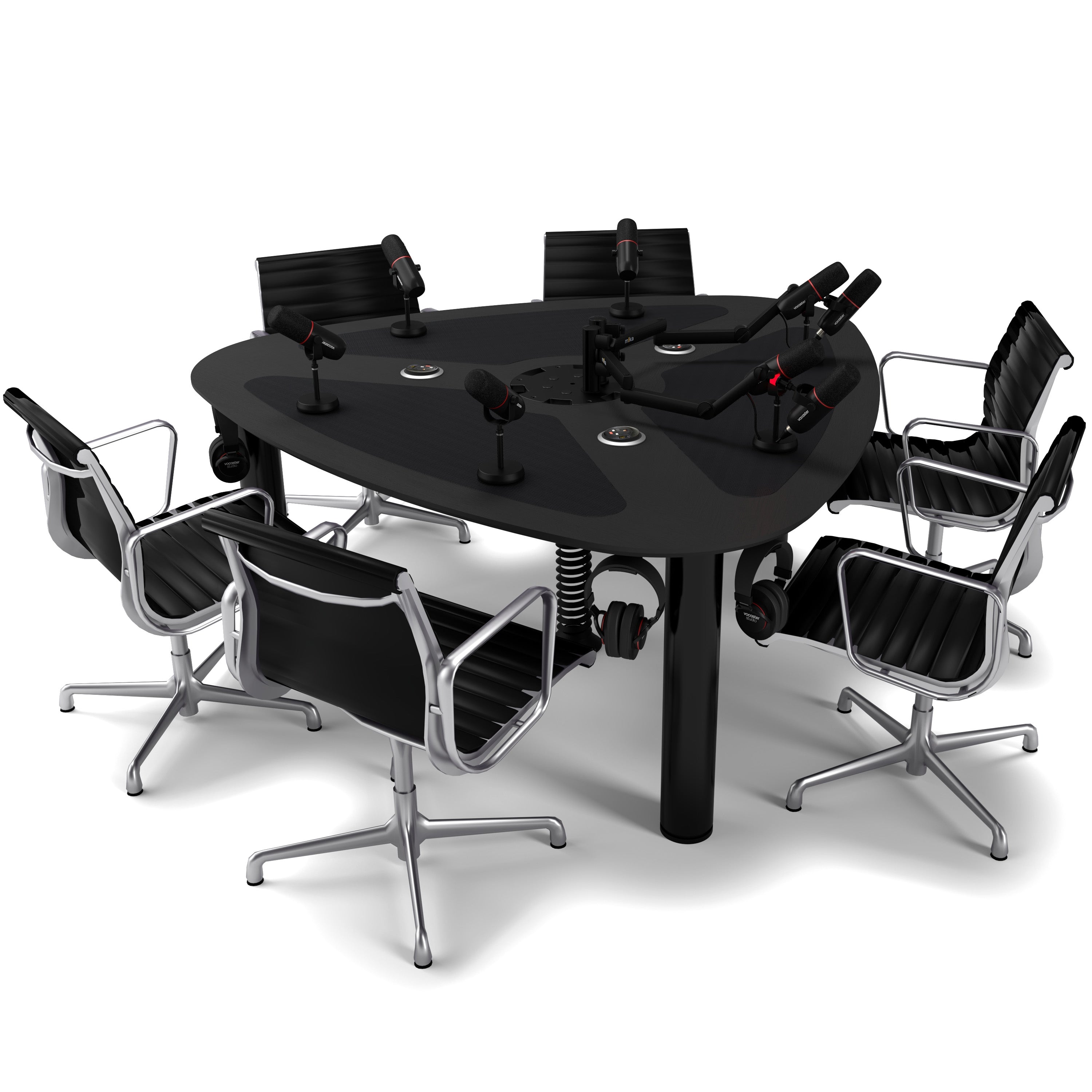 AKA Design ProVoice V6 podcasting studio desk – Black