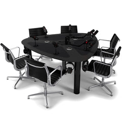 AKA Design ProVoice V6 podcasting studio desk – Black