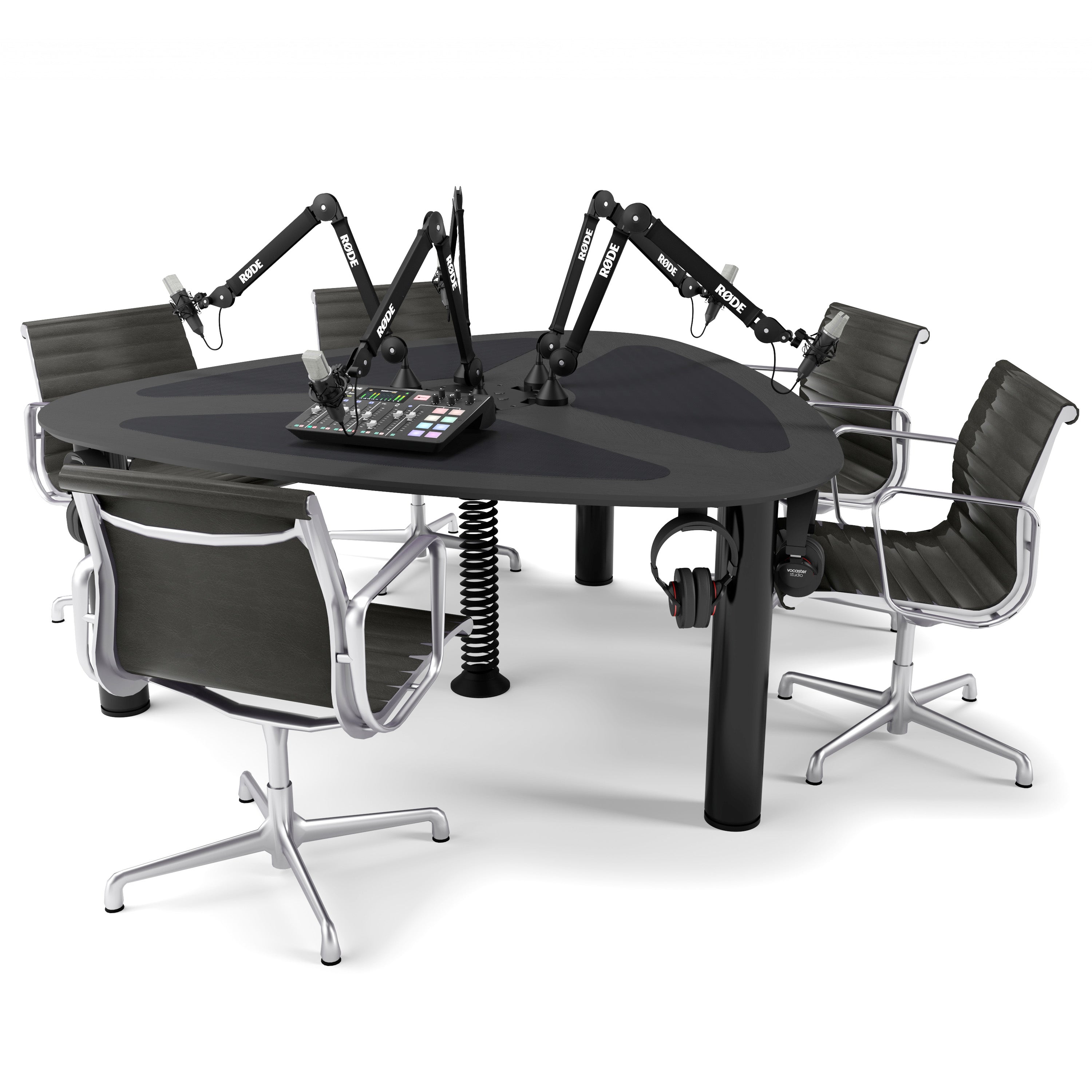 AKA Design ProVoice V6 podcasting studio desk – Graphite