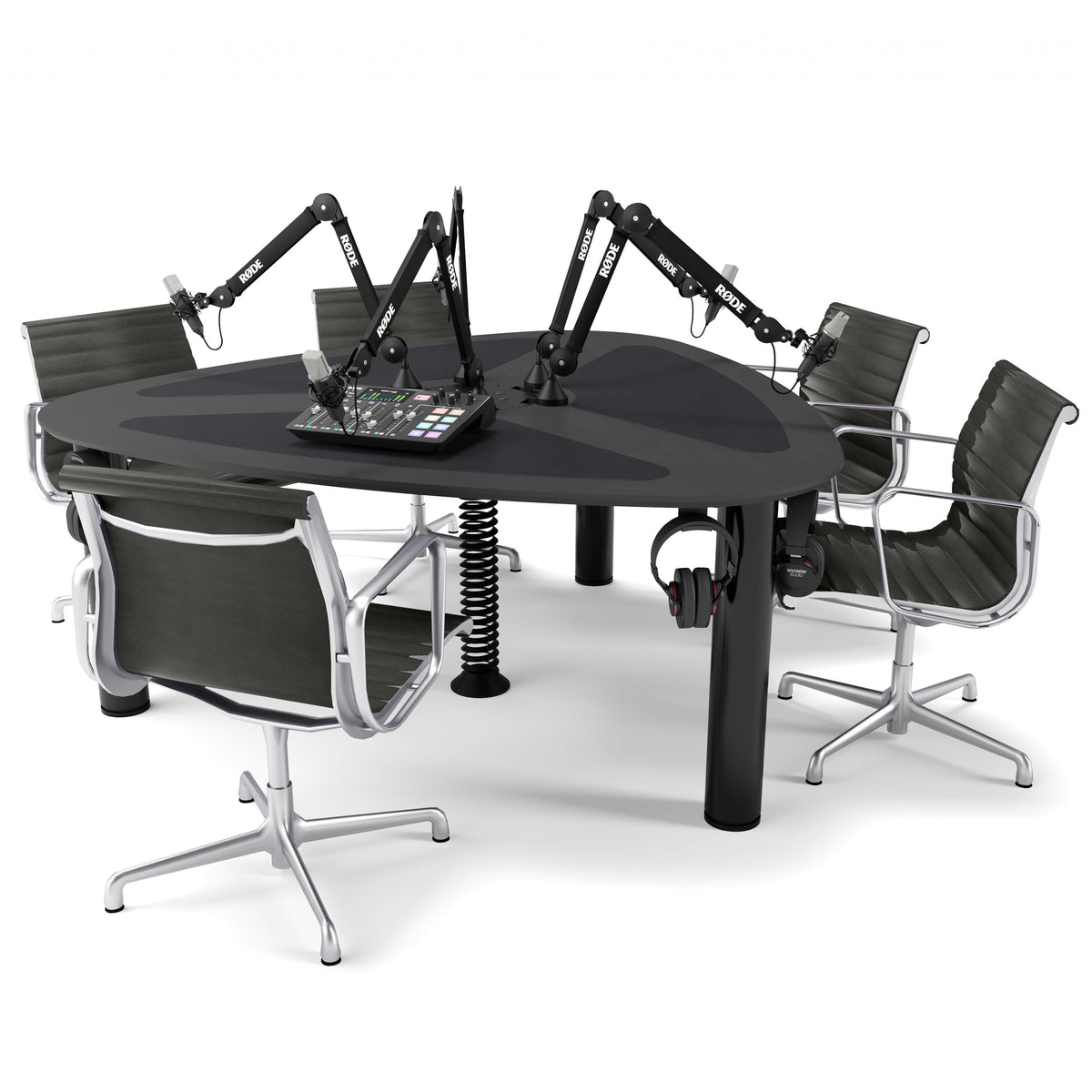 AKA Design ProVoice V6 podcasting studio desk – Graphite