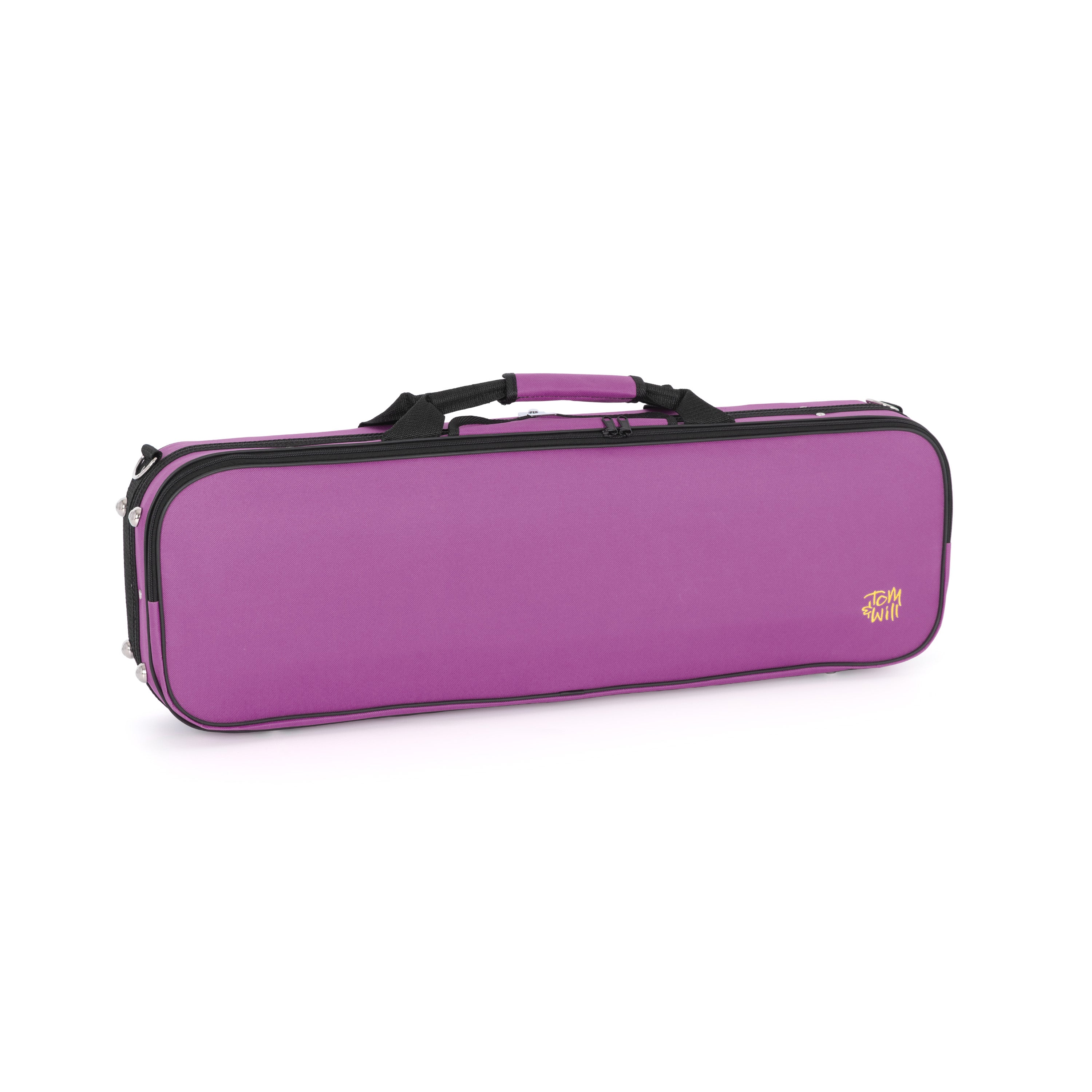 Tom & Will Classic 4/4 full size violin gig case - Deep purple