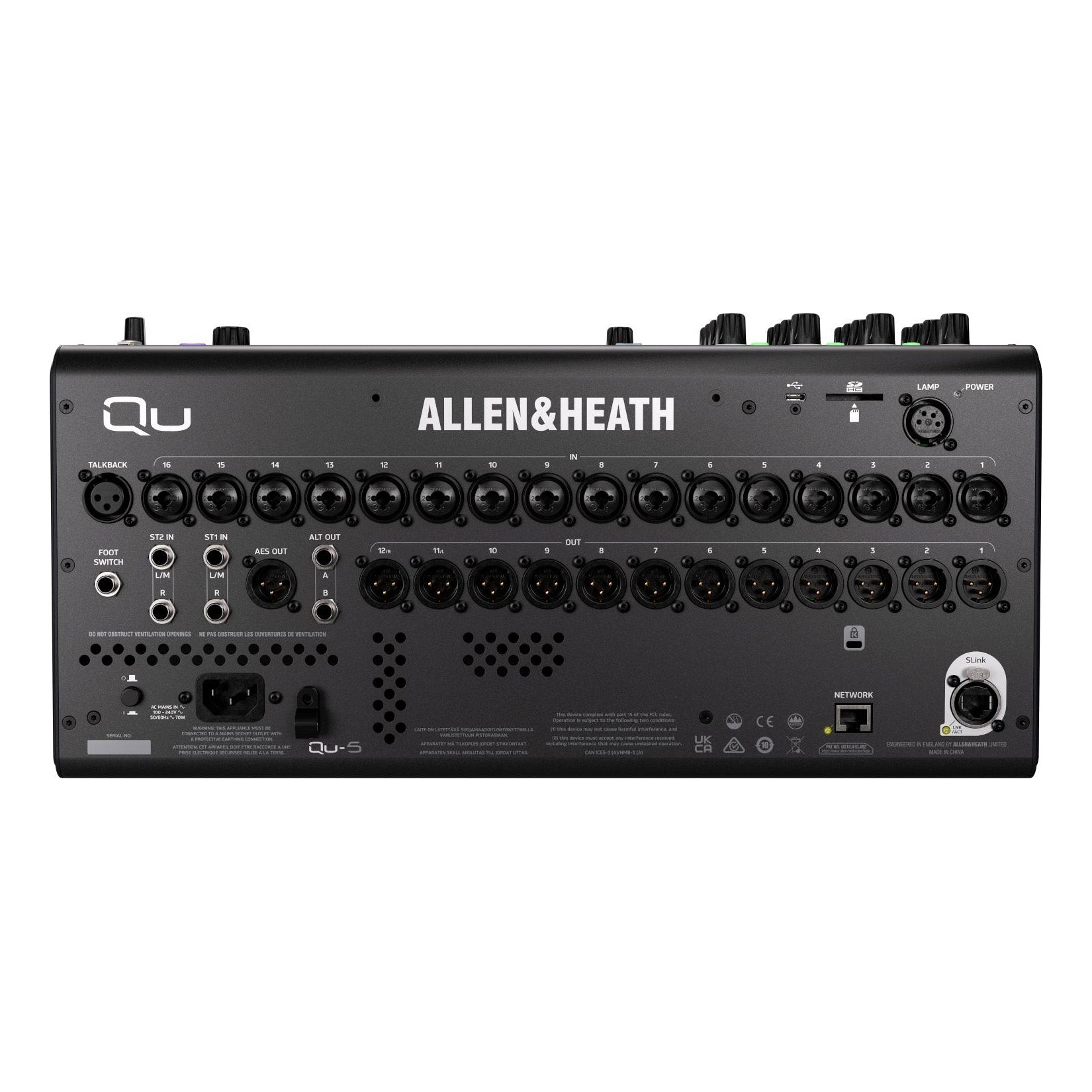 Allen & Heath QU-5 16-channel digital mixer