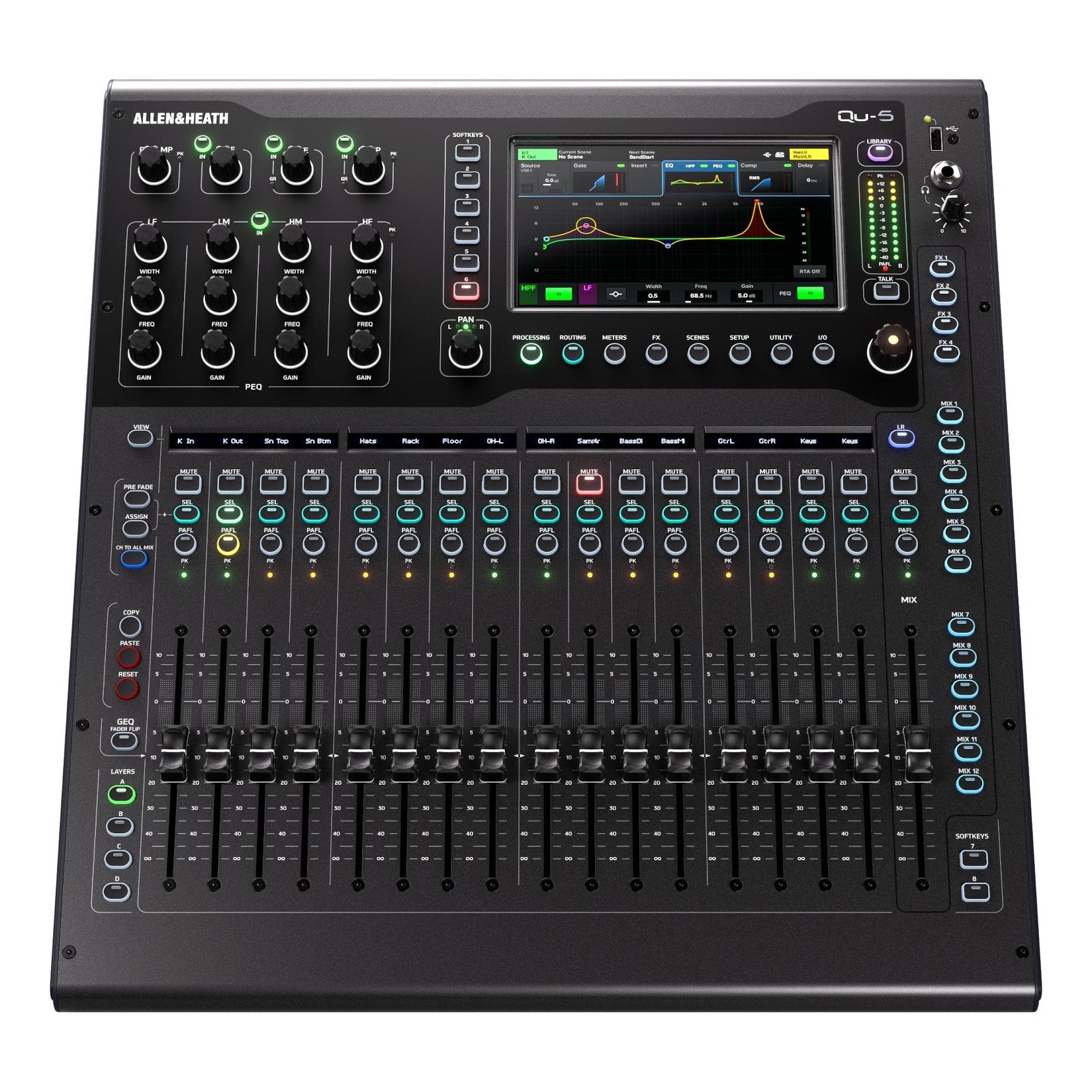 Allen & Heath QU-5 16-channel digital mixer